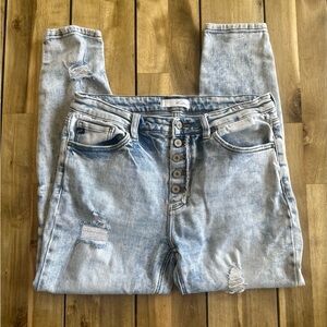 KanCan Light Blue Distressed Skinny Jeans